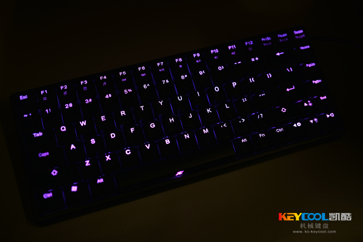 Purple backlight