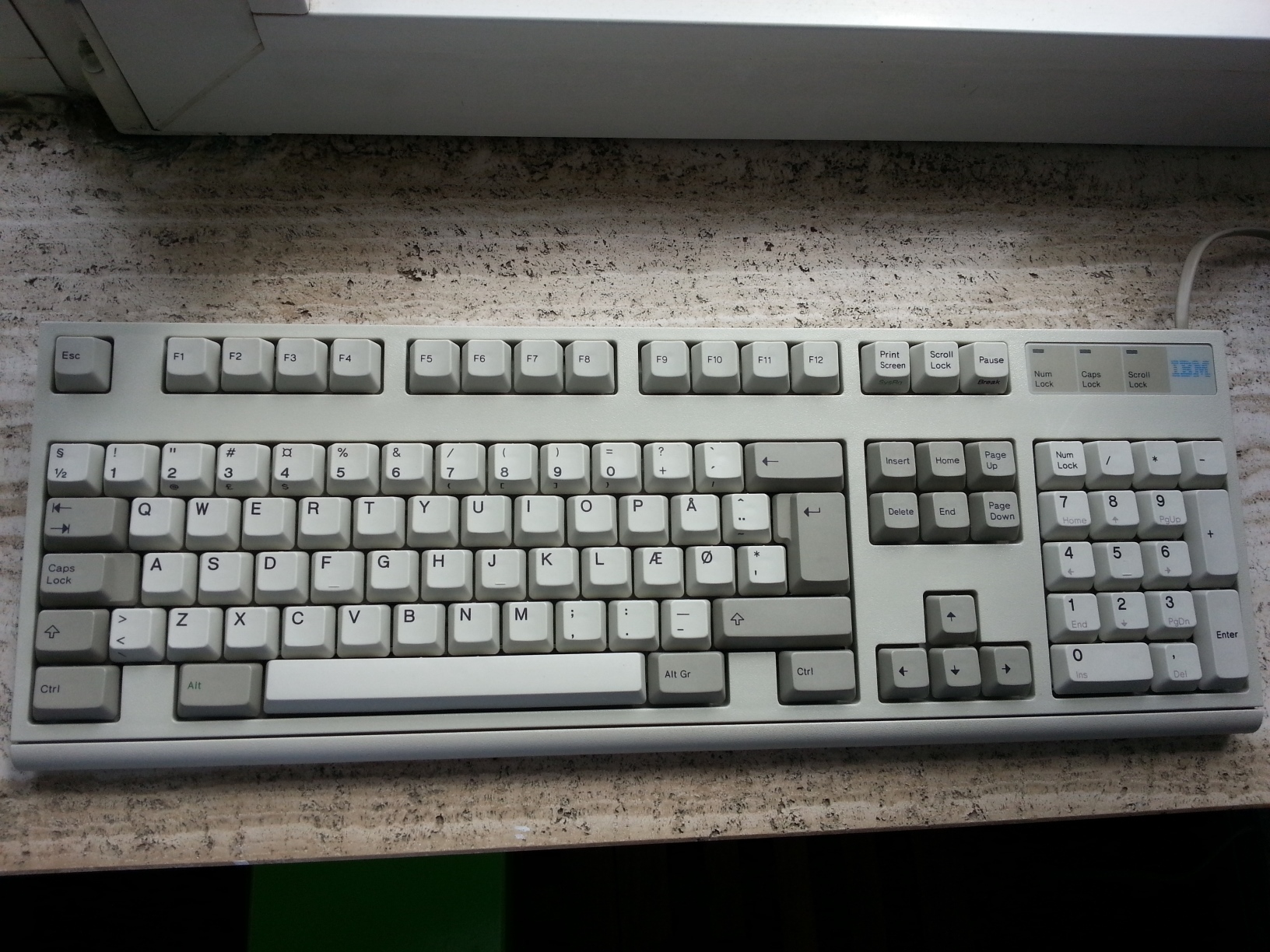 Colors is a bit off due to the light