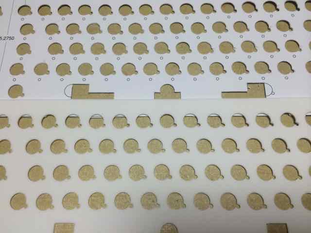 Template and Foam - Close Up