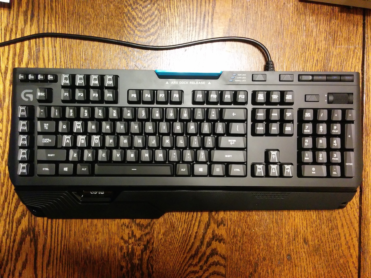 G910 with small palm rest installed
