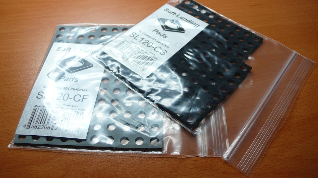Soft cherry mx landing pads