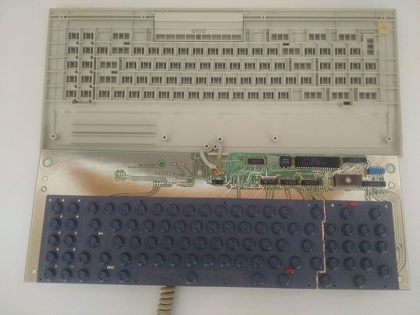Electrohome Chicklet keyboard rubber dome internals