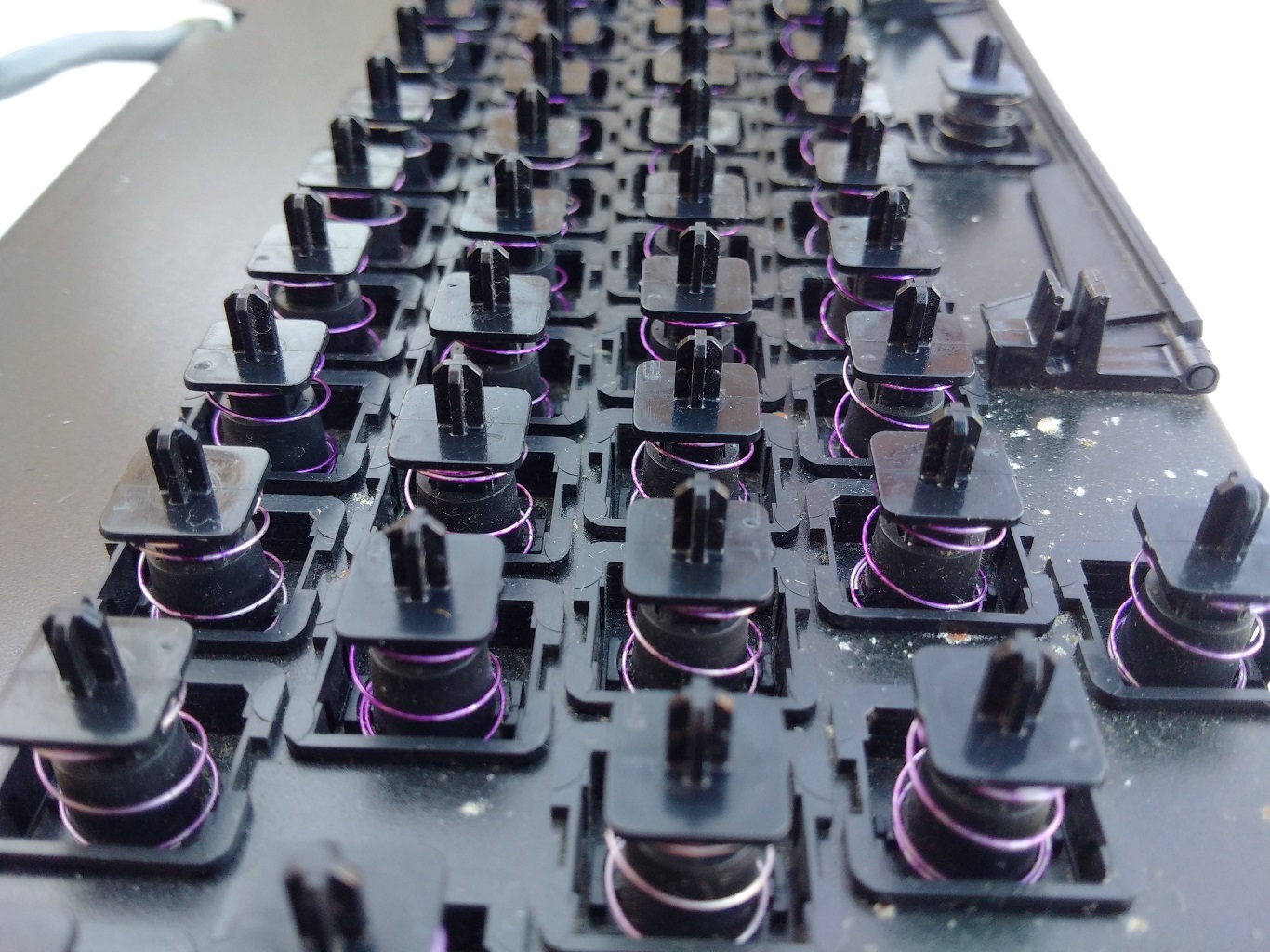 Cray Ampex keyboard - keyswitch profile