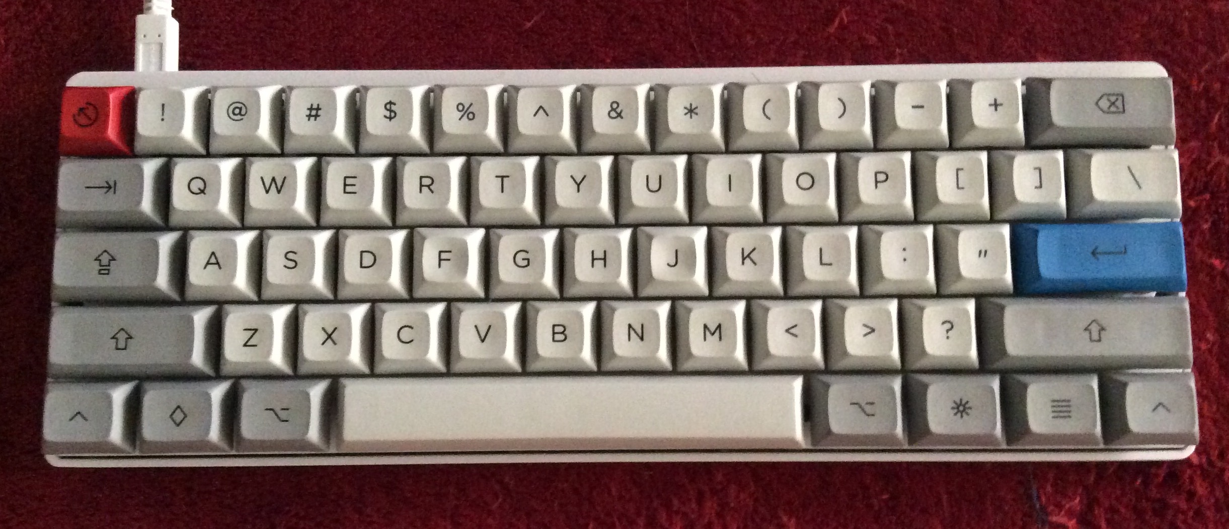 Pok3r w/ Granite mono legends