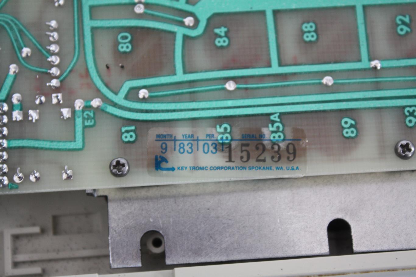 Dynalogic Hyperion  - Key Tronic board identification