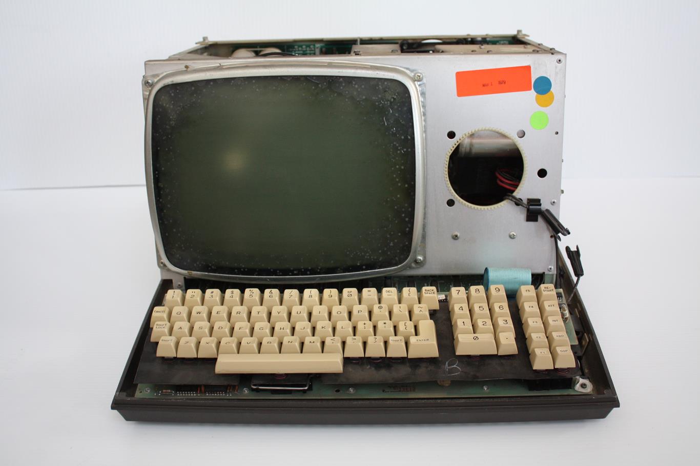 Datapoint 1500  - keyboard mounted in case