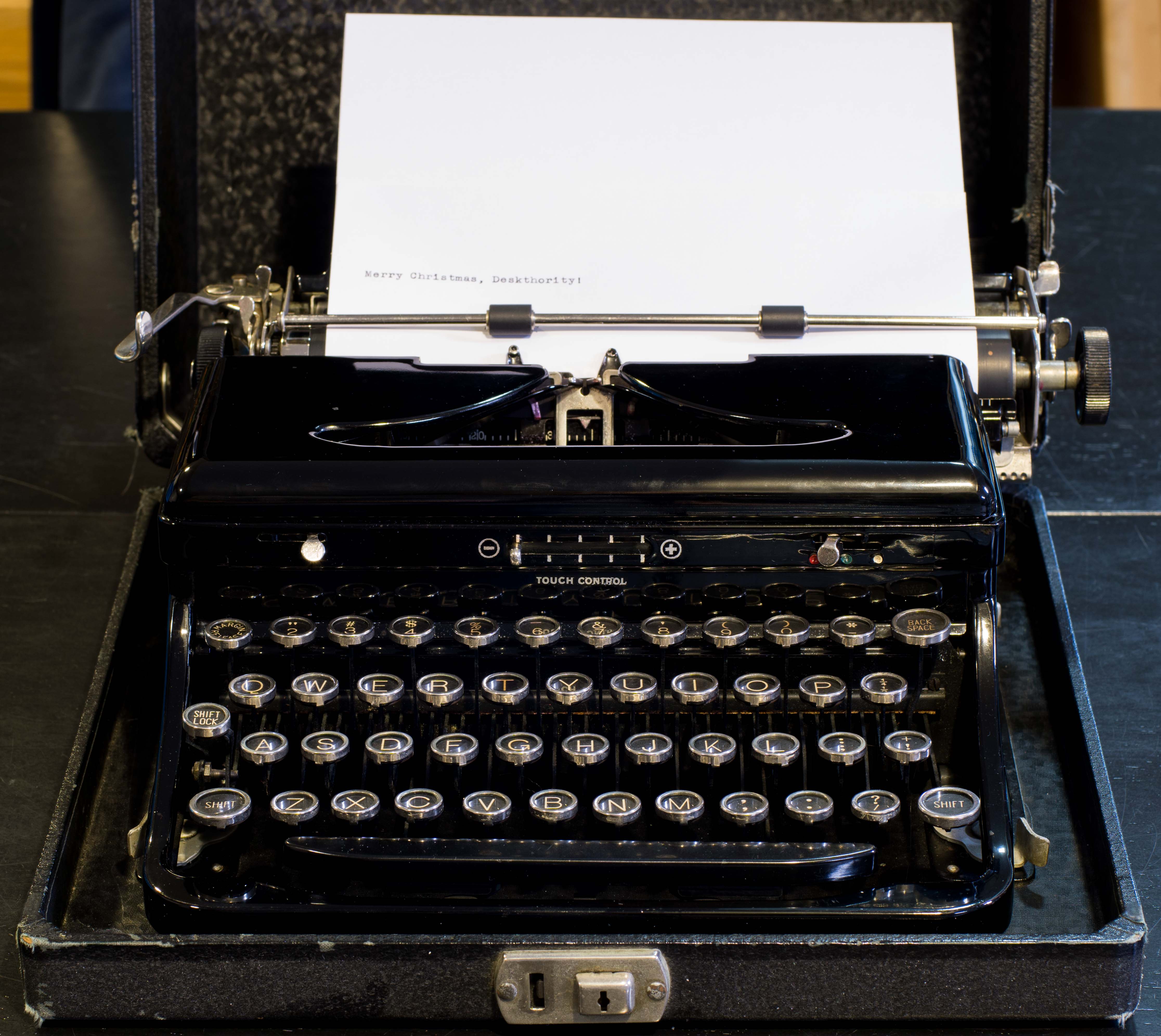 About as mechanical as it gets.