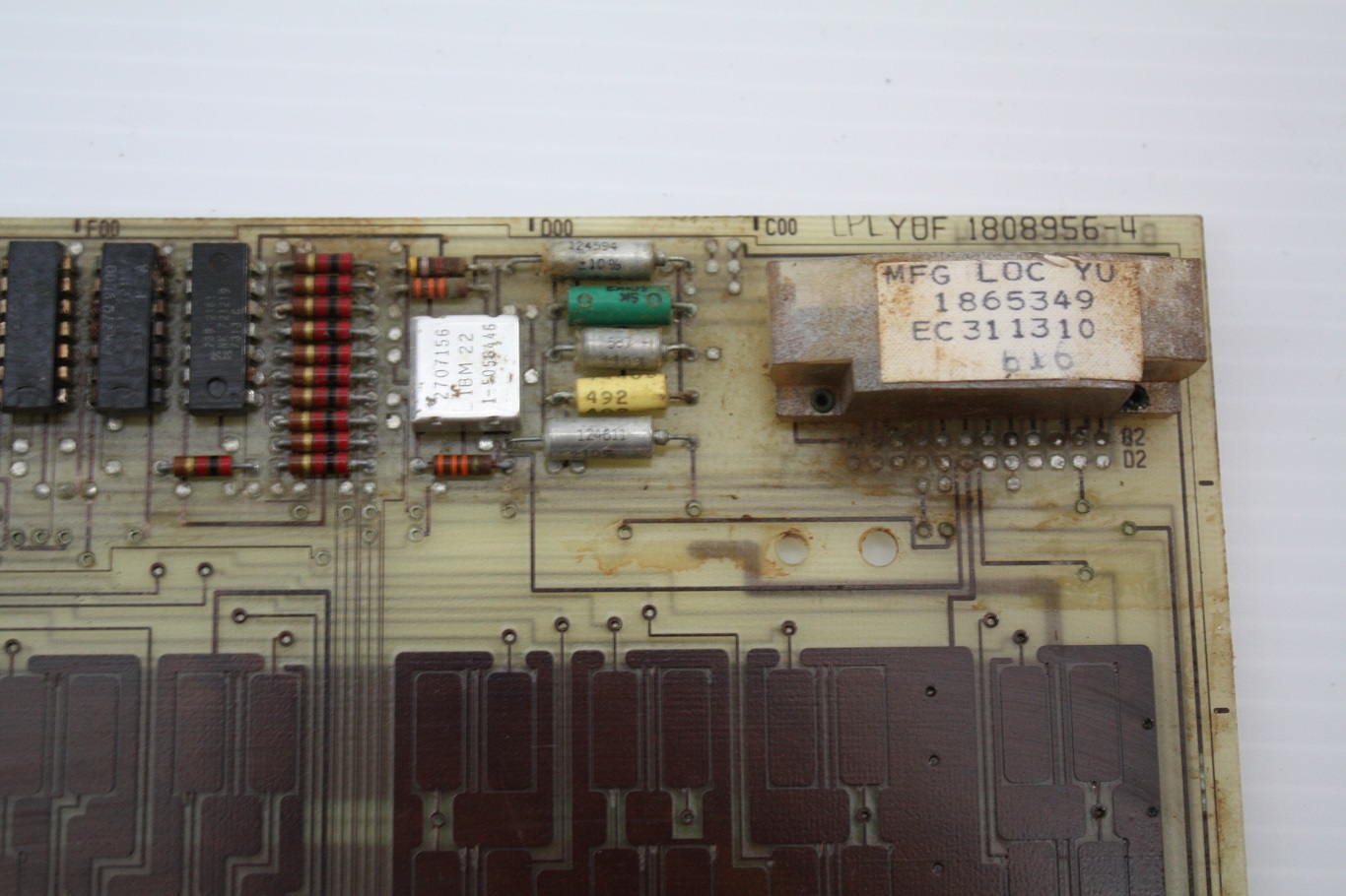 IBM 5100 Beam Spring - circuit board  close up 1