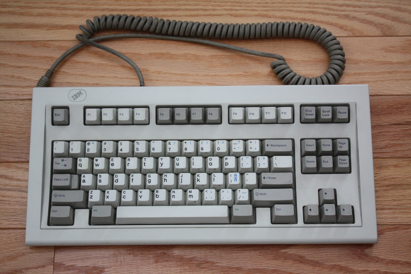 IBM Model M SSK with Upper/Lower case key caps