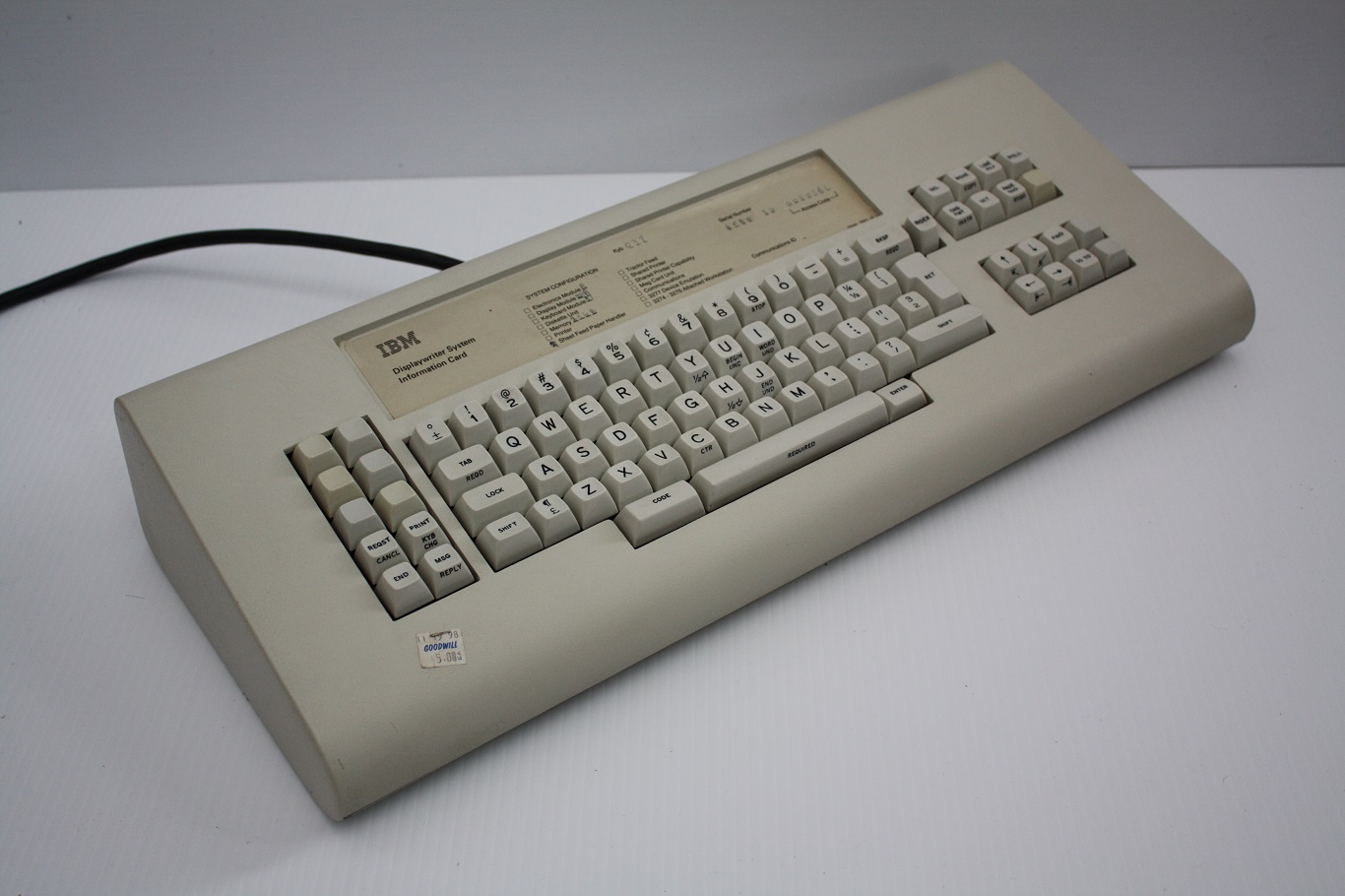 IBM Displaywriter - keyboard