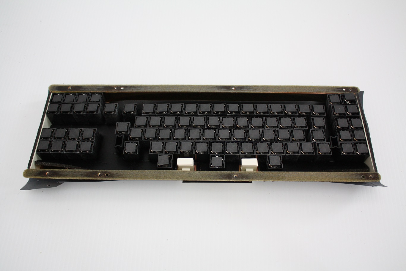 IBM Displaywriter - keyswitch bottom (PCB removed)