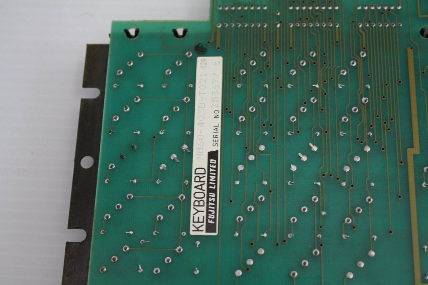 Sony OA-S3400 - keyboard PCB label