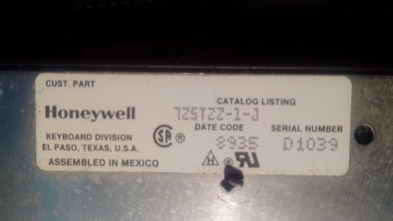 Gridcase 1520 - Keyboard identification