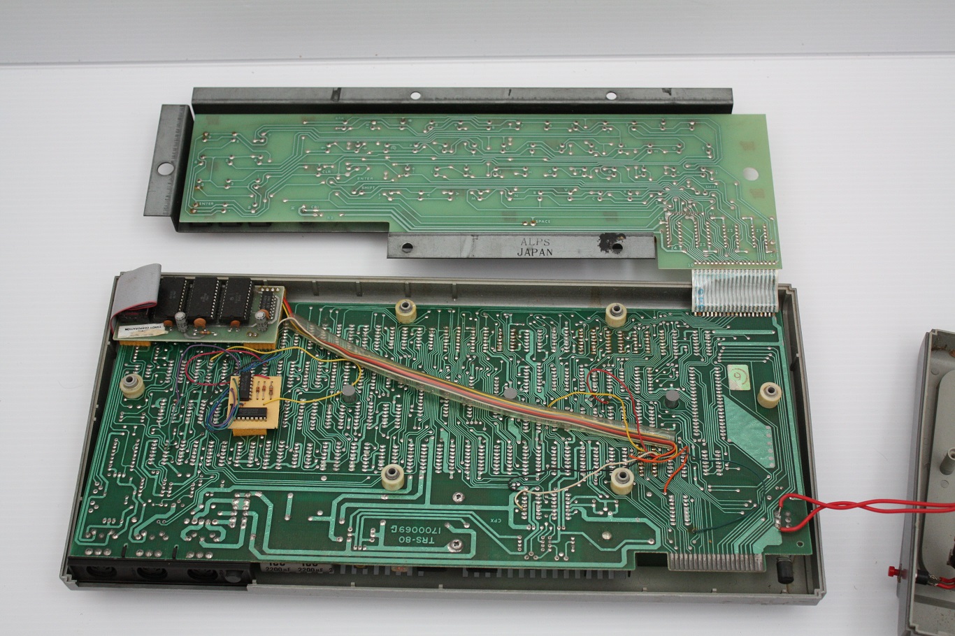 TRS-80 1 Alps - keyboard back (top)
