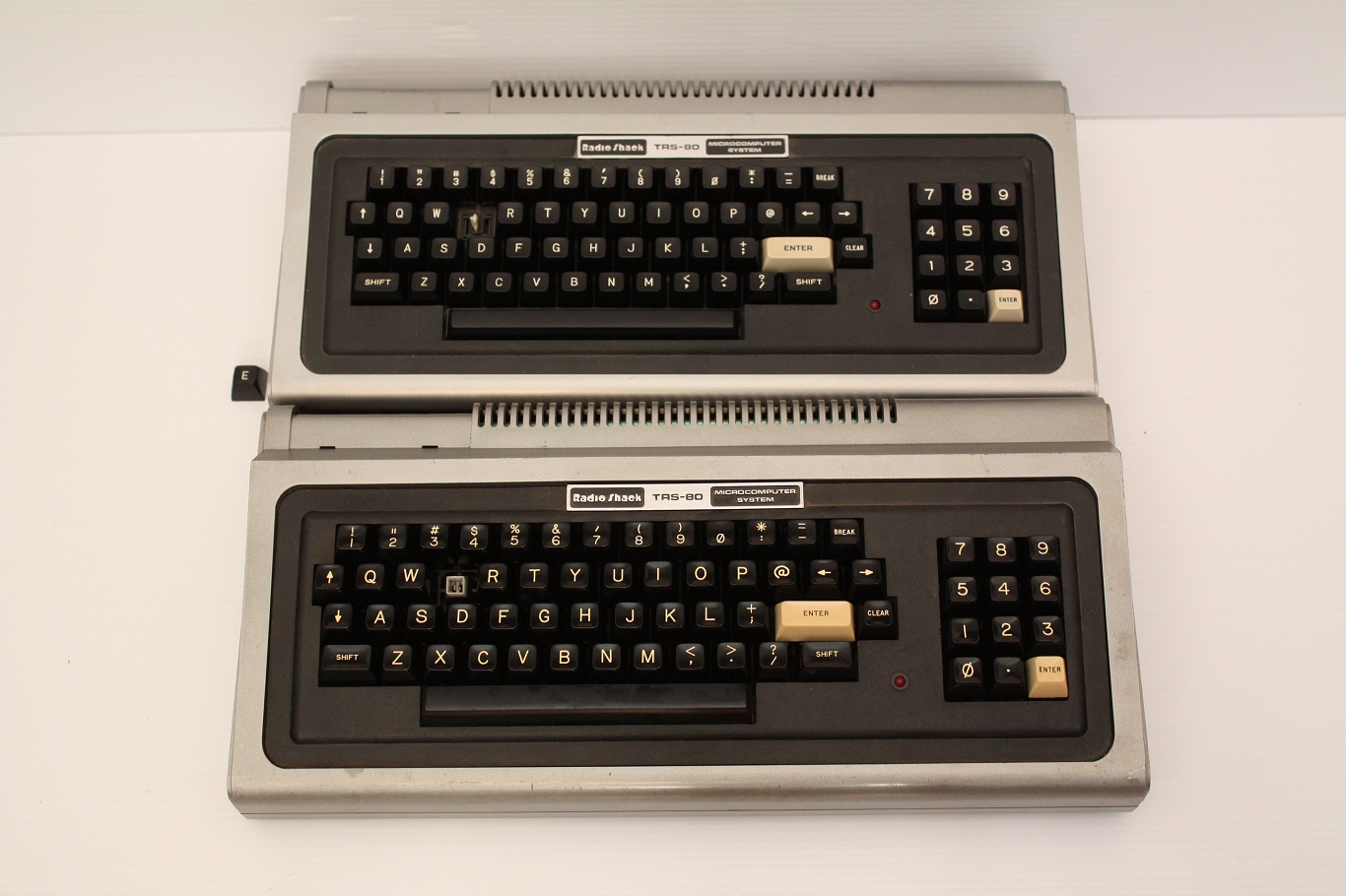 TRS-80 1- both keyboards