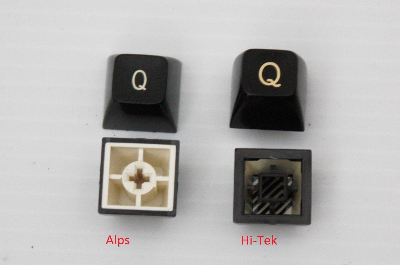 TRS-80 1 - key caps top and bottom