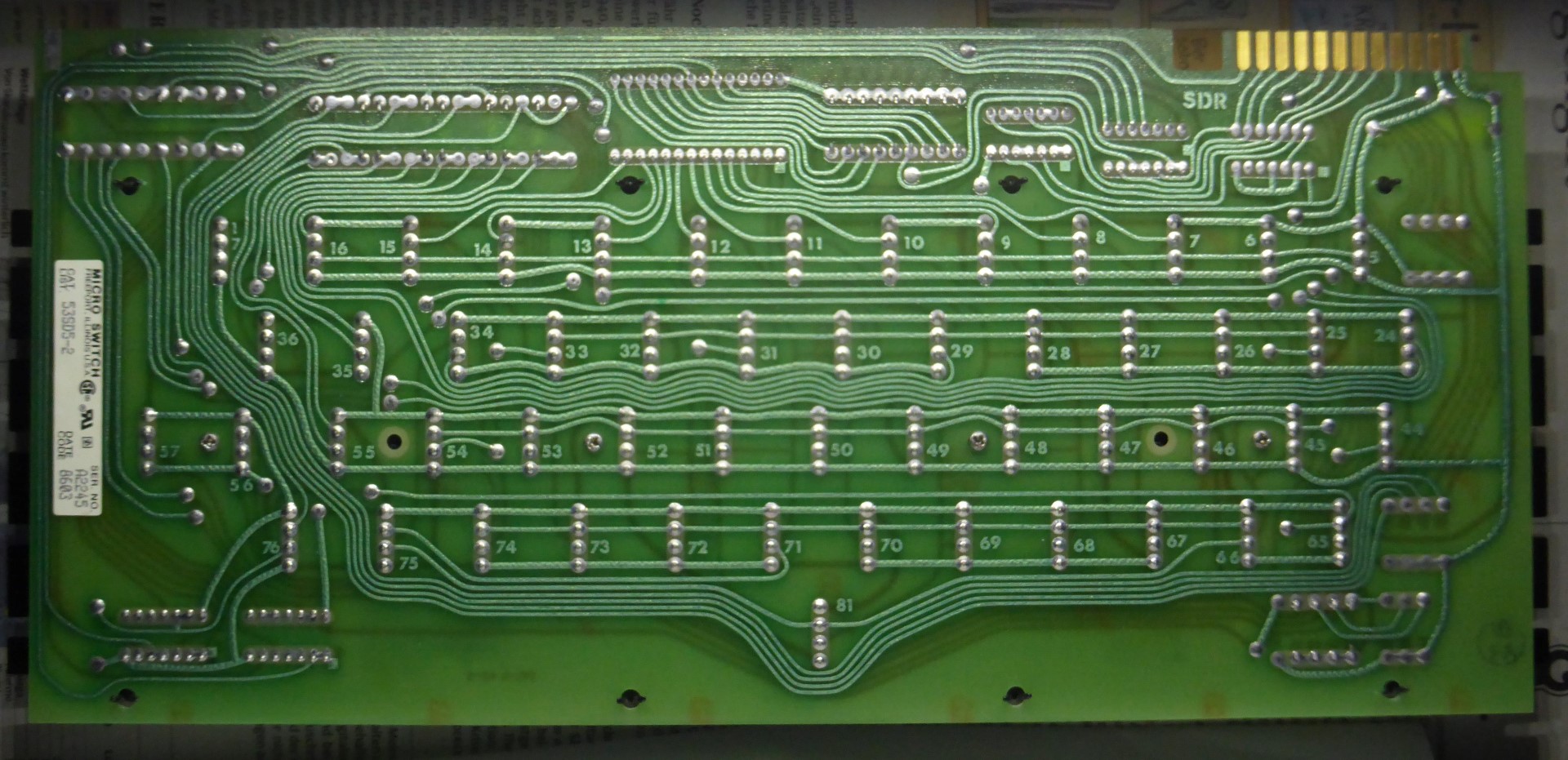 Backside of PCB
