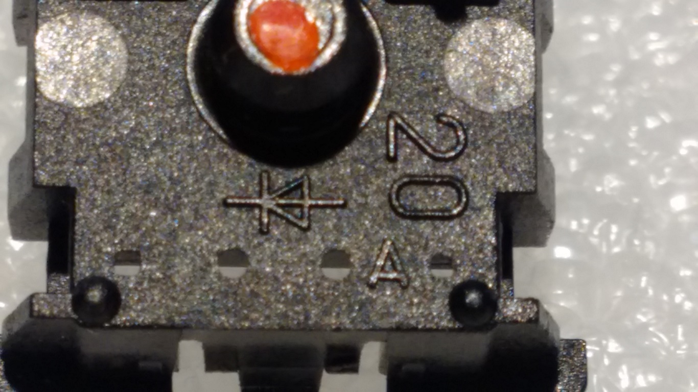 Cherry MX Spacebar close-up