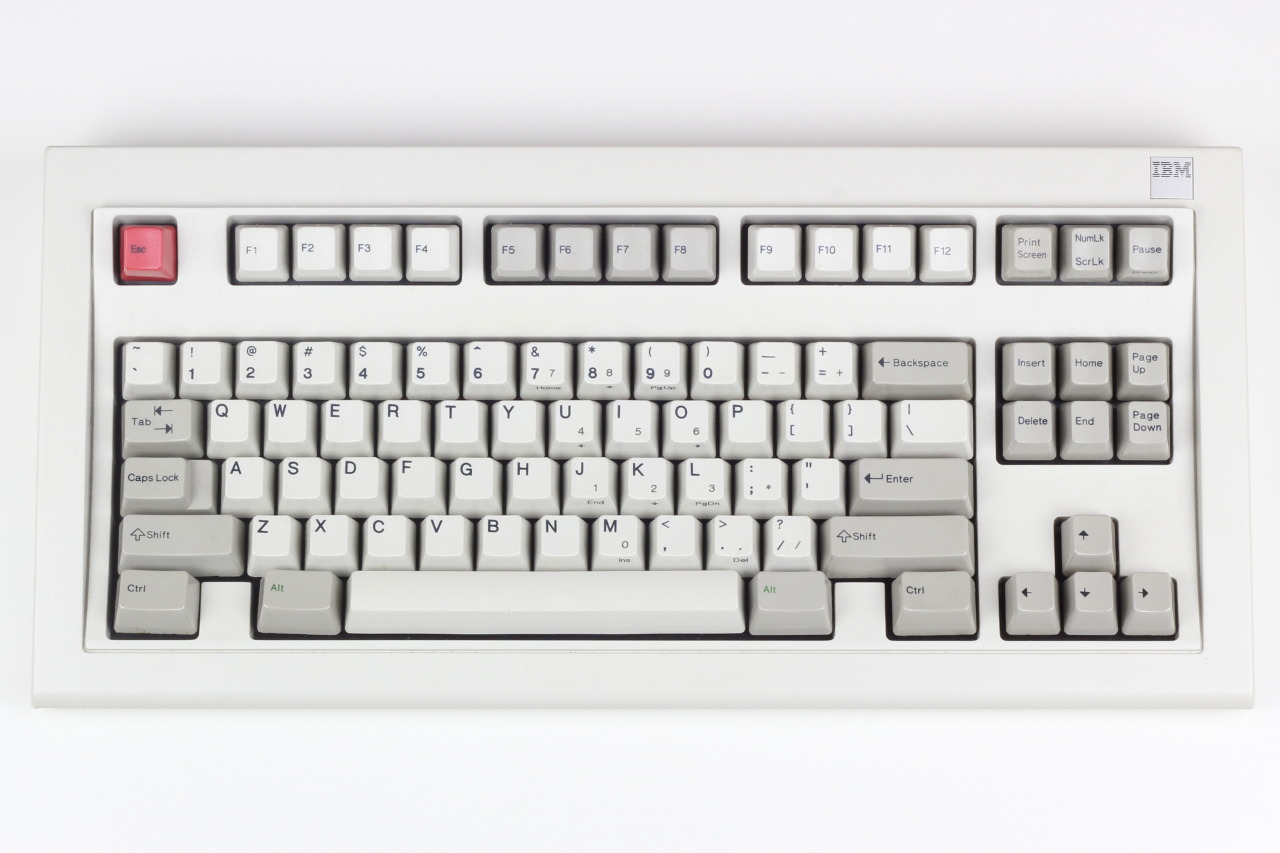 Since the ESC key was missing I replaced it with a red one from Unicomp.