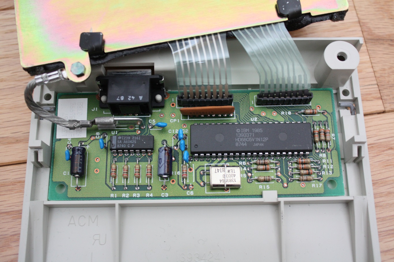 IBM Screen Reader Pad - PCB board ICs marked late 1987