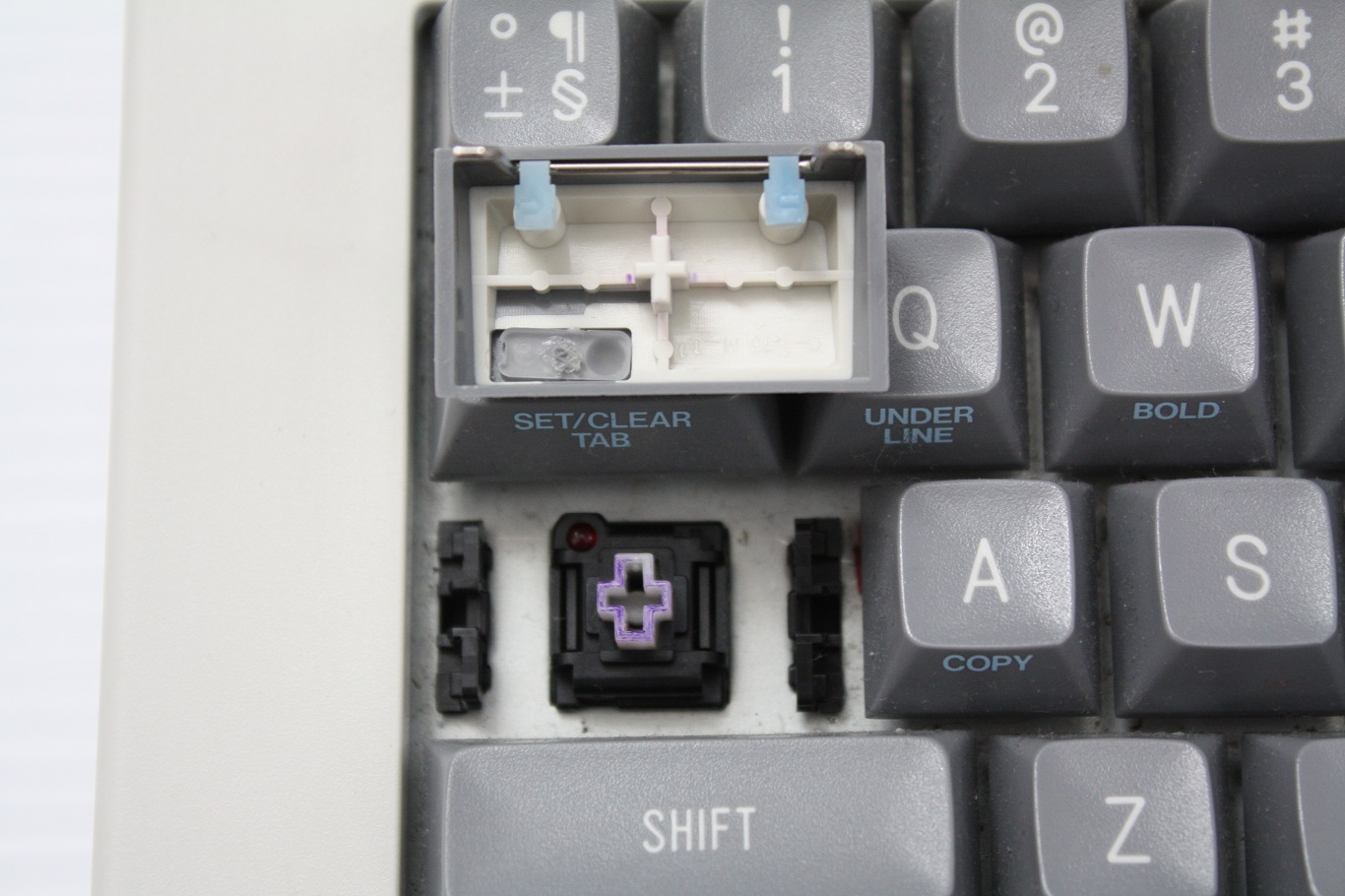 Canon Cat - Caps lock key switch and key cap