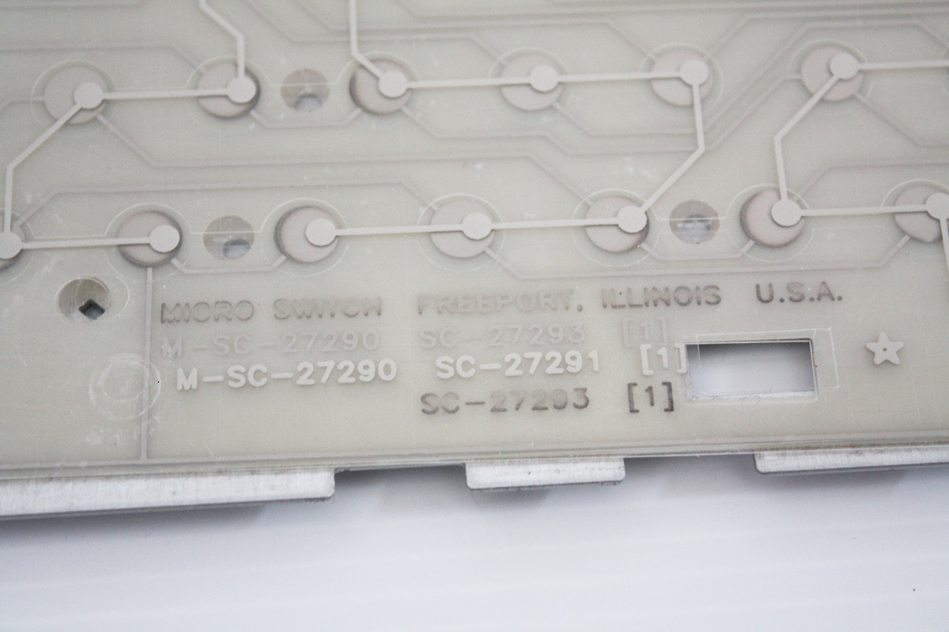 IBM Micro Switch Unsaver - membrane identification