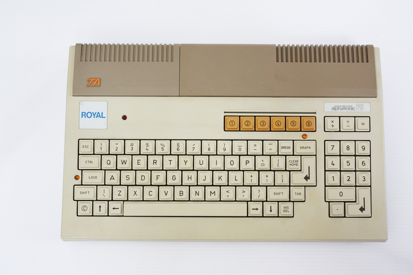 Royal TA Alphatronic PC - computer front