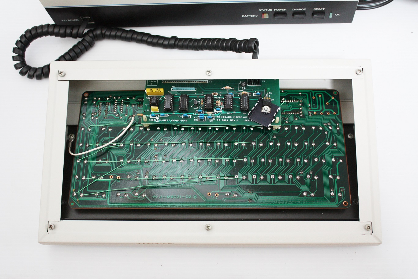Albert computer - keyboard internals