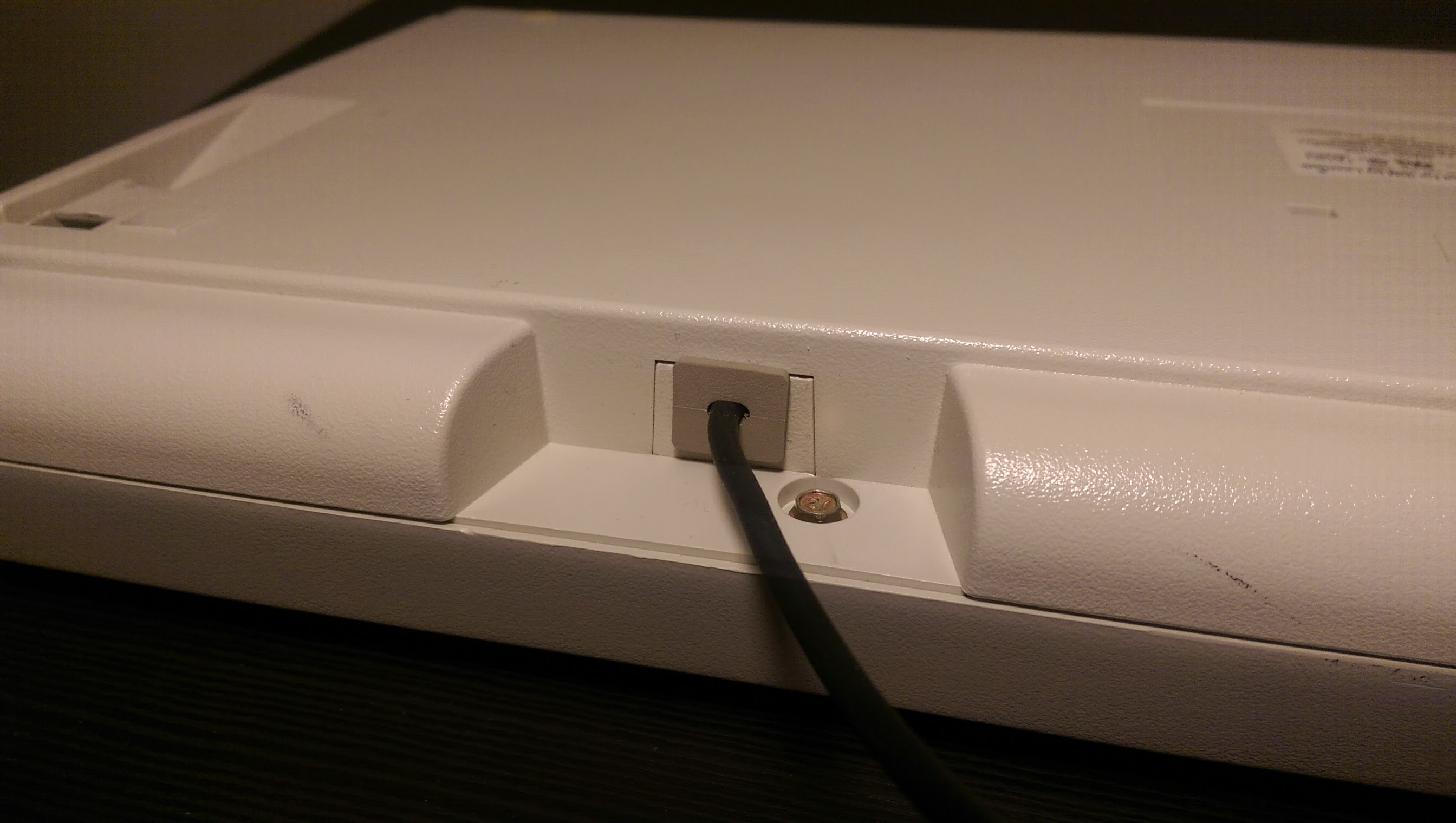 Cable Exit Mod - alternate view.