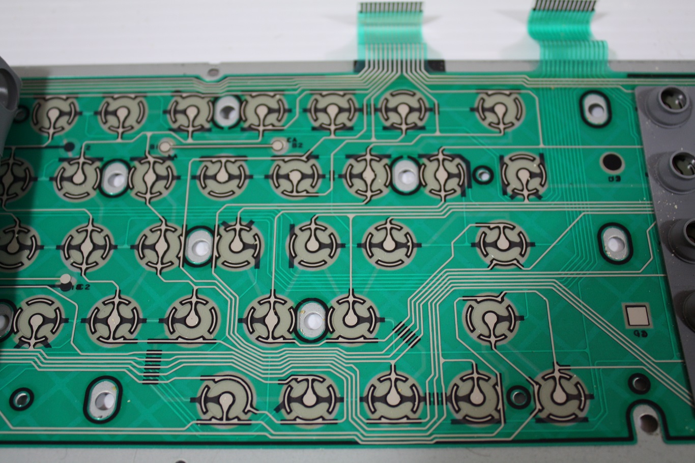 Apple Keyboard II SMK - pcb contacts