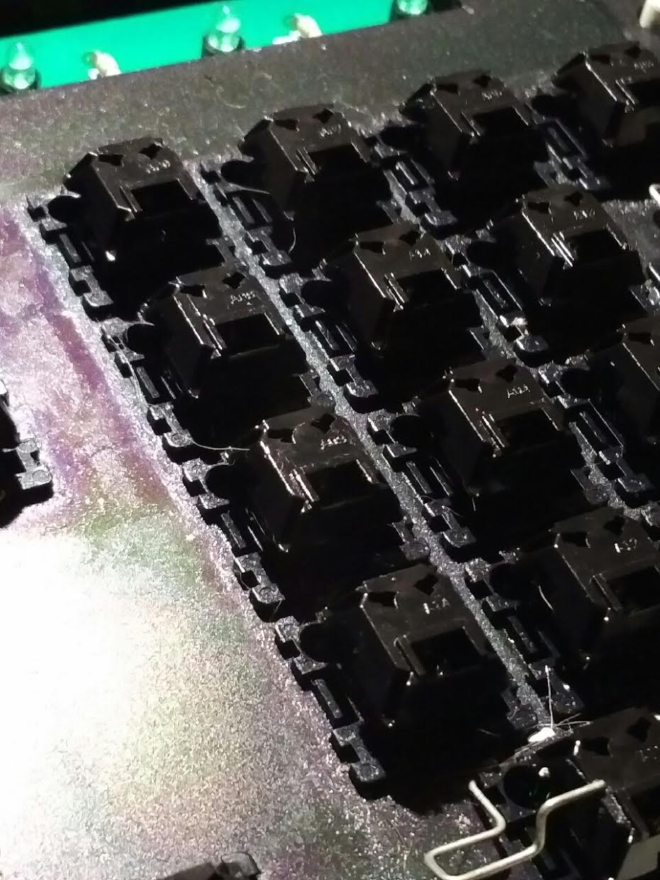 Lubed Hi-tek black clicky space invaders