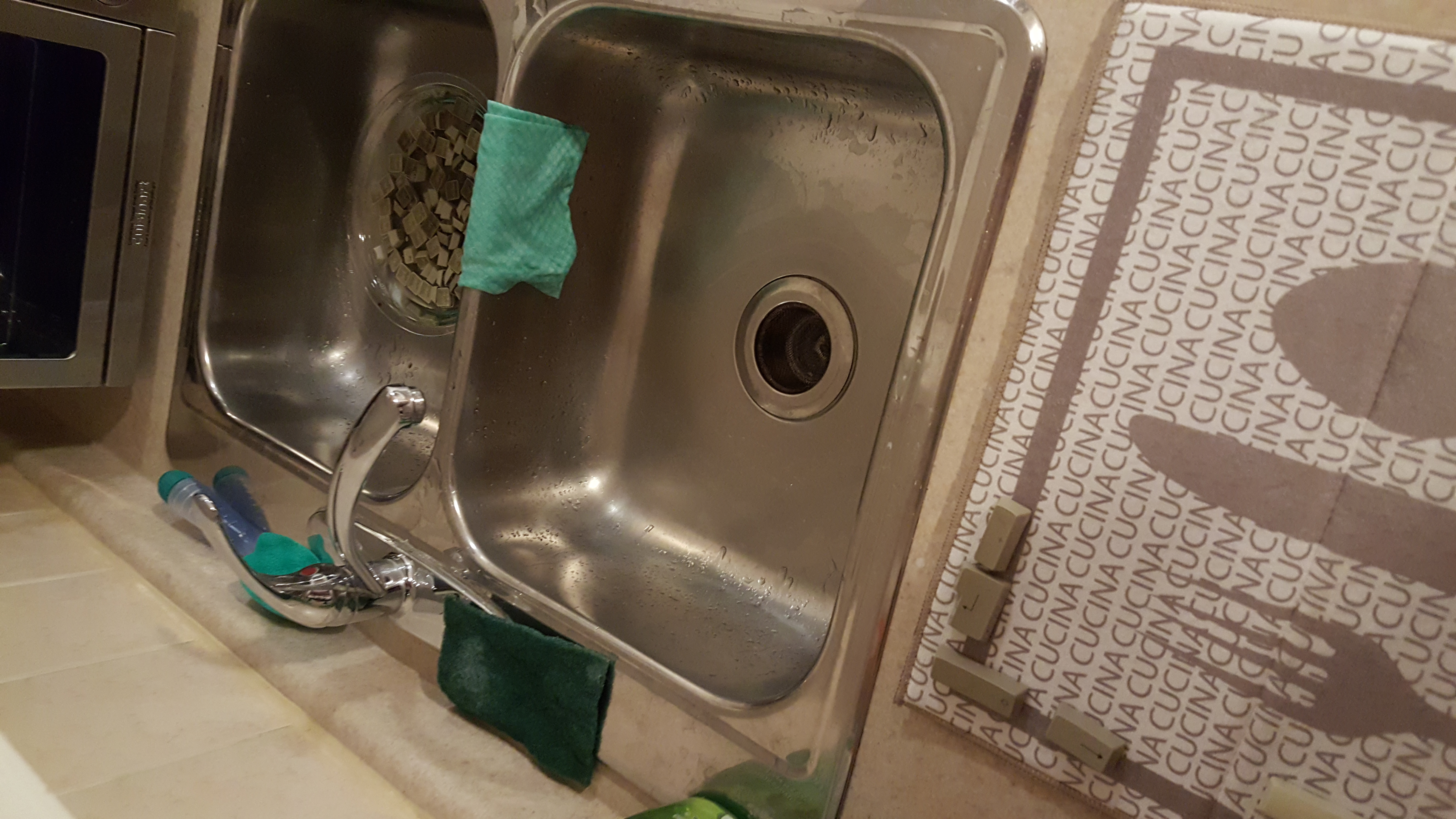 Time for the caps to get a wash.