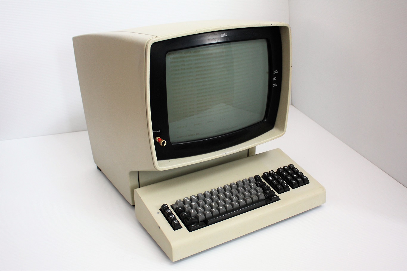 IBM 3277 terminal - profile