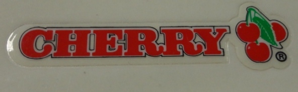 Original Cherry logo on a small sticker - ideal for keyboards...