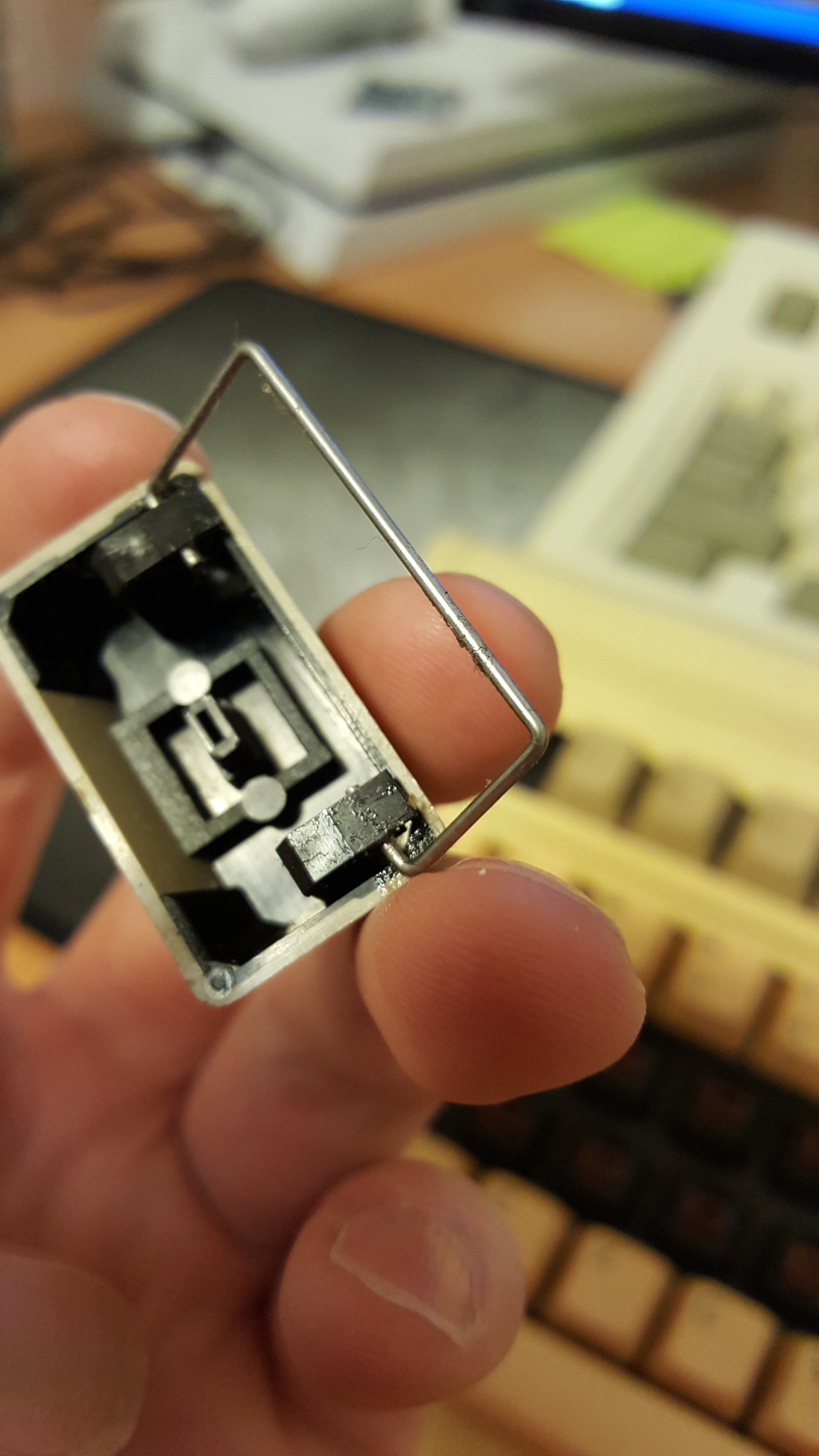 Still plenty of lube left on the stabilizers. It's attracted a bit of dust too.