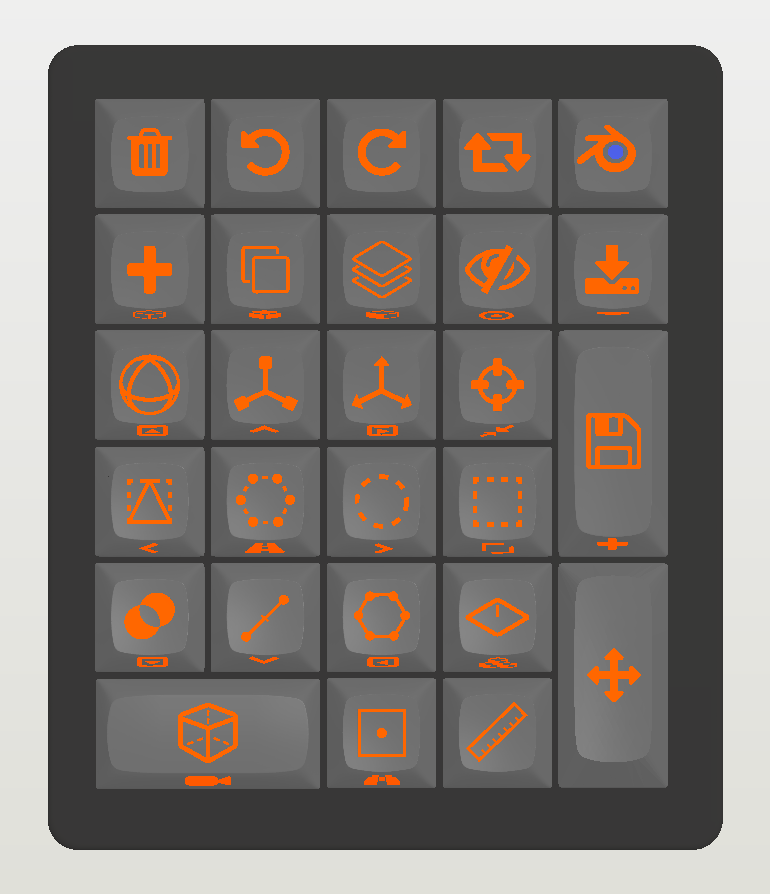 Blender Keypad Top View Rev1
