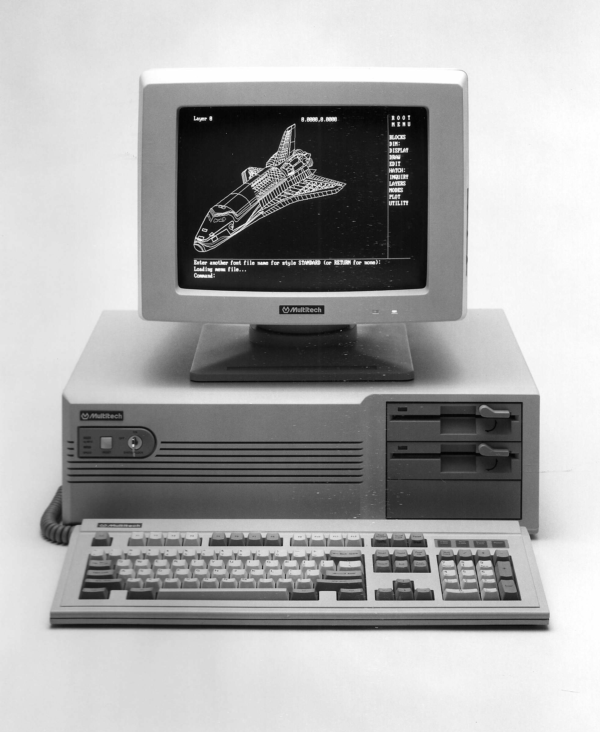 Teac floppy drives, NEC monitor, Alps switches, this was quality stuff!