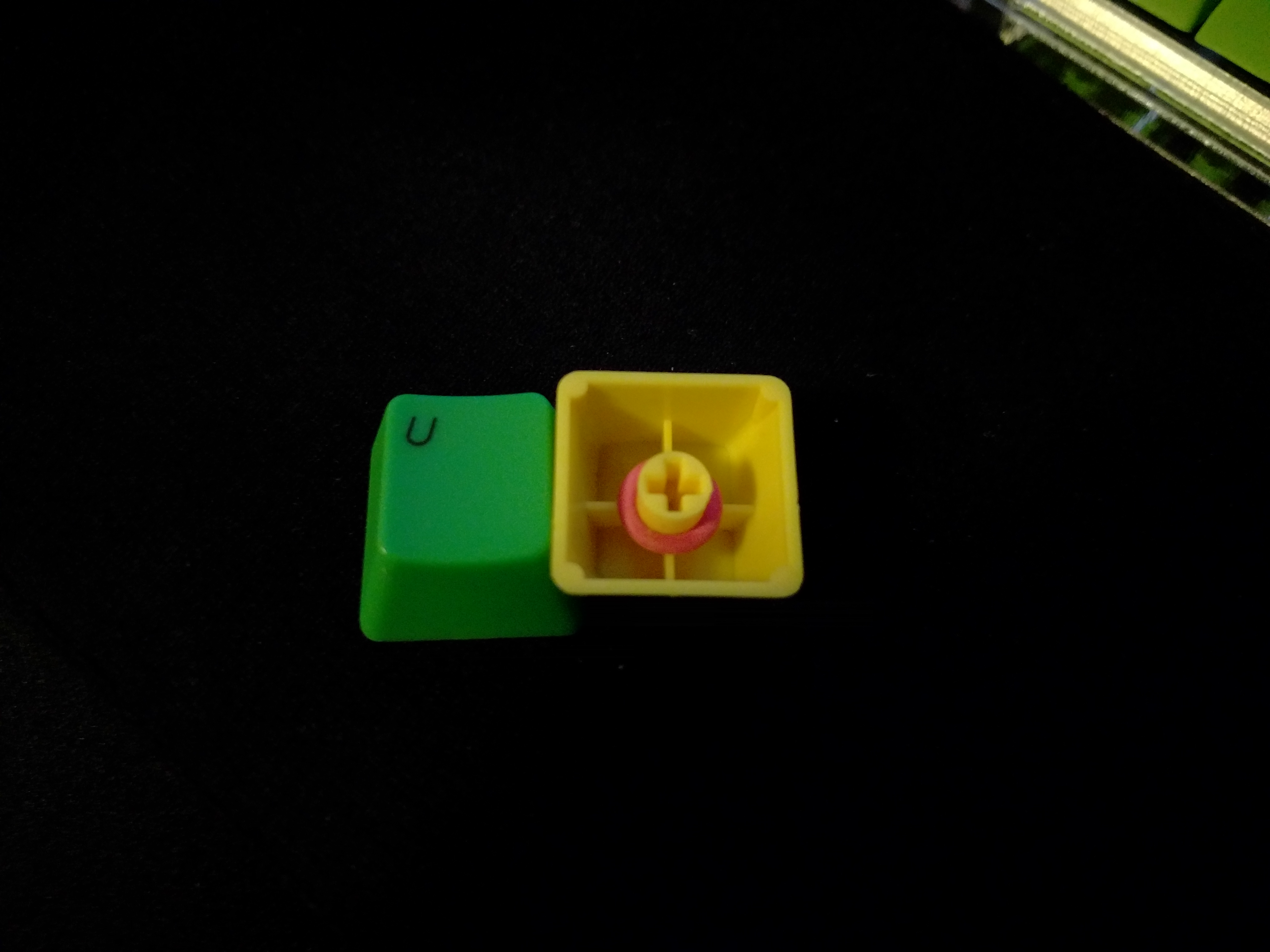 Fuzzy dye, thin caps