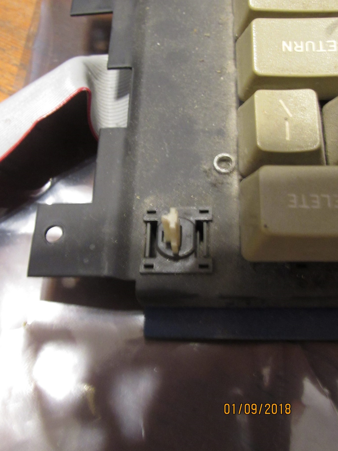 Reset button key switch