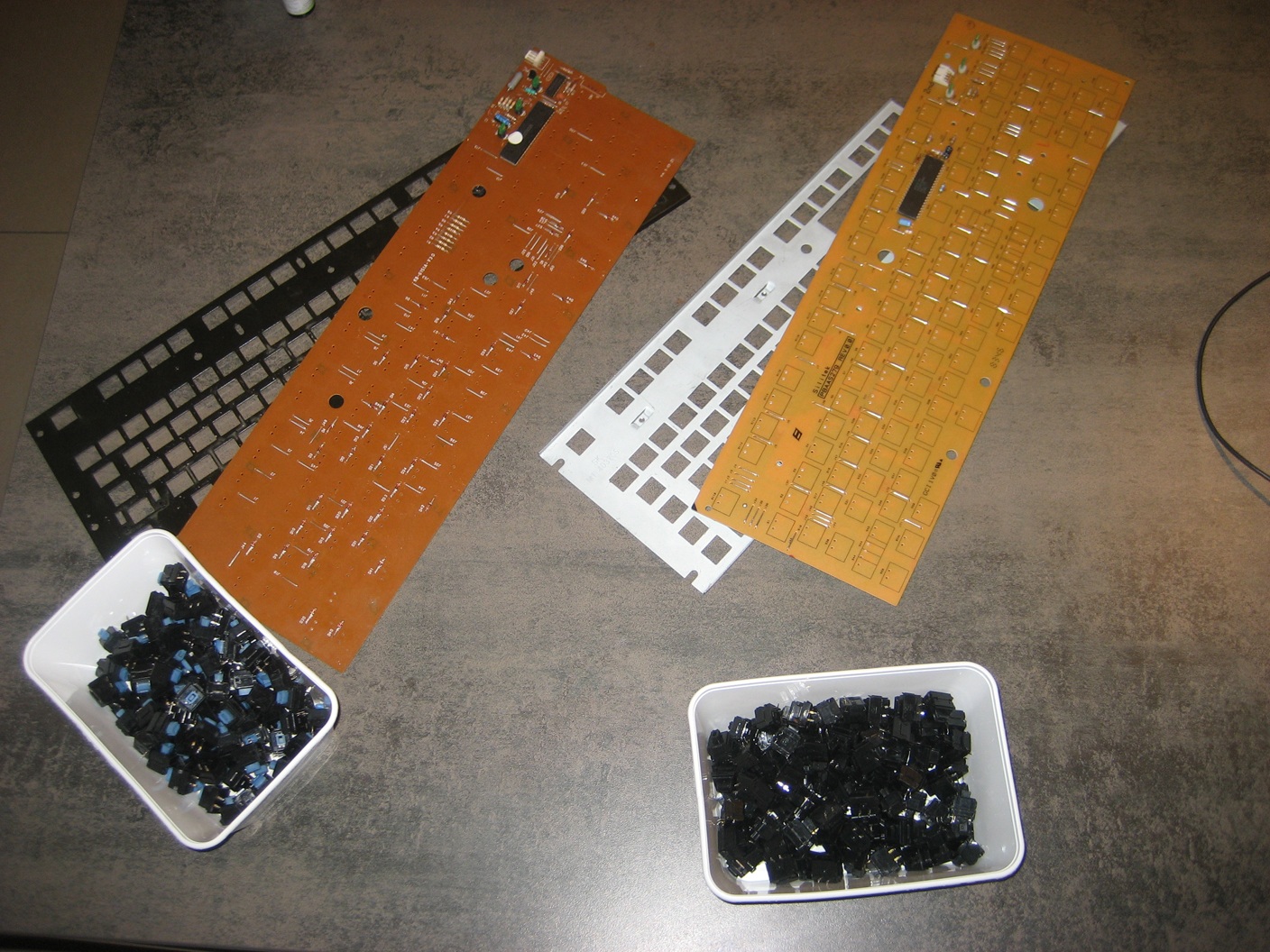 both boards desoldered