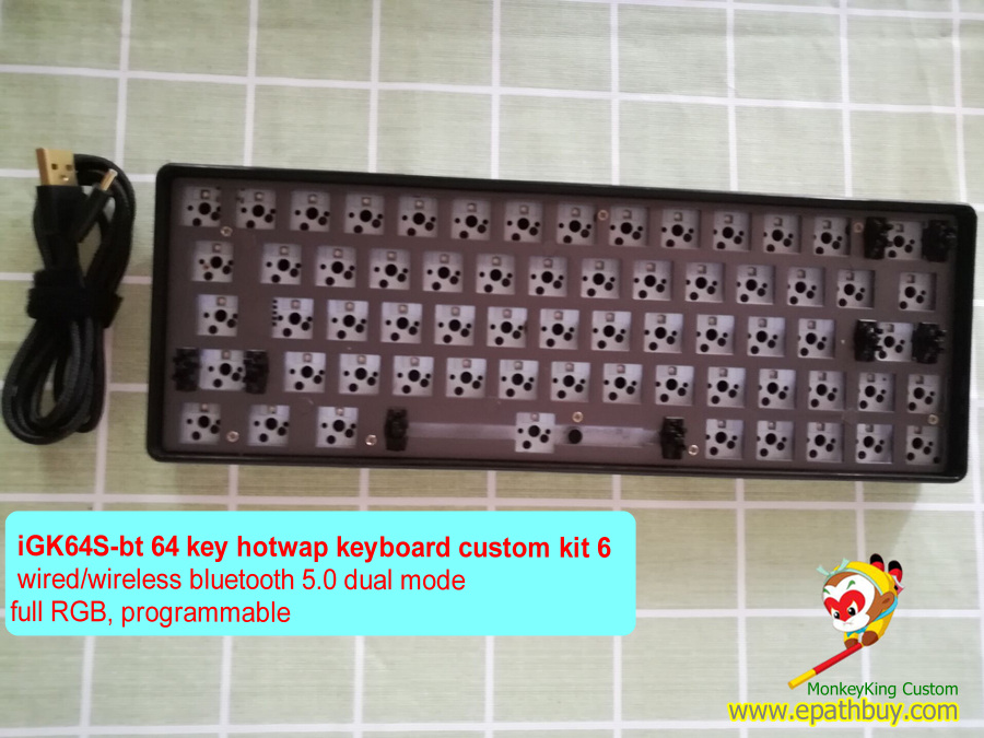 GK64S wireless bluetooth keyboard diy kit.jpg