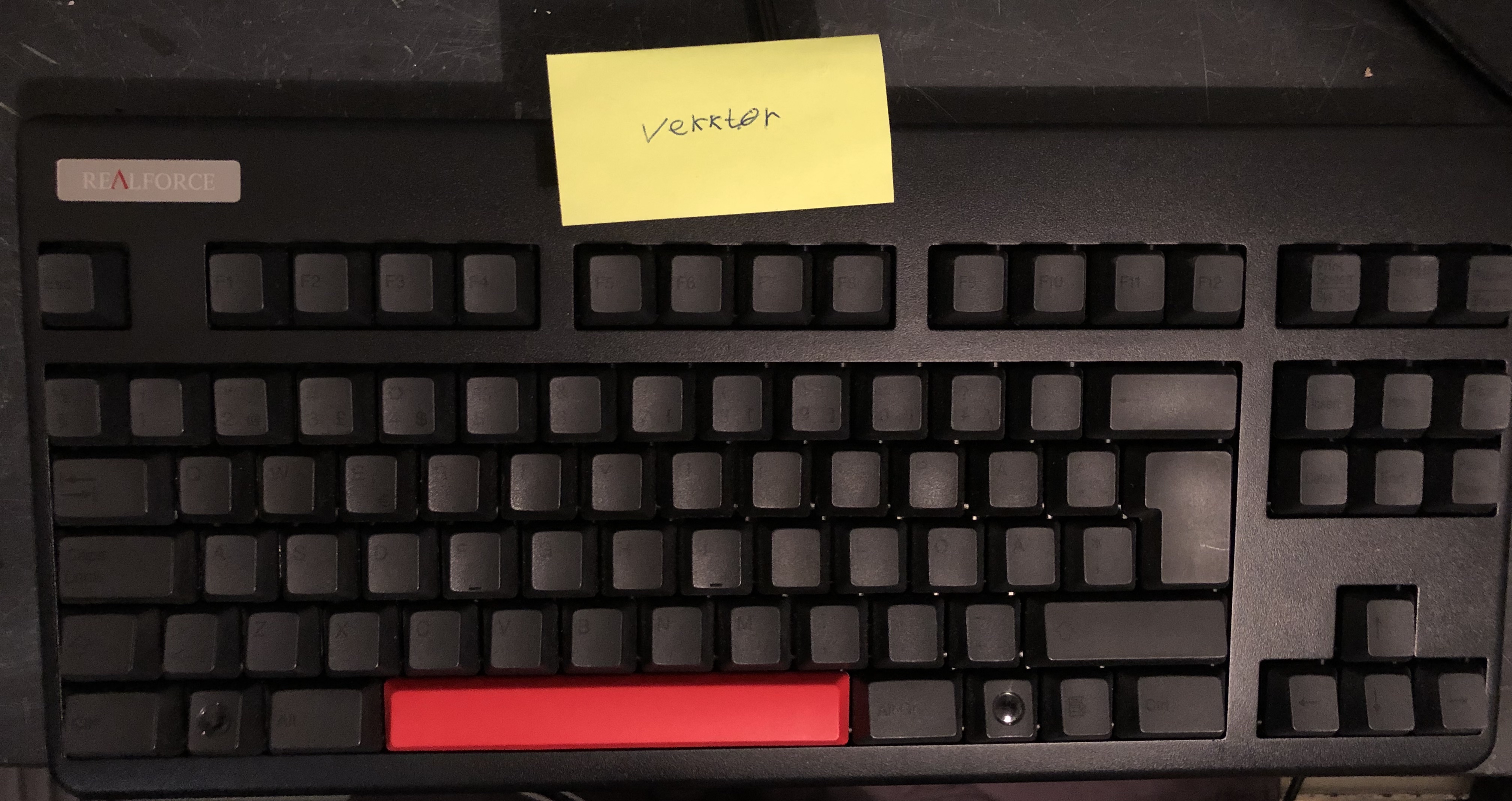 Realforce 88UB with PBT spacebar