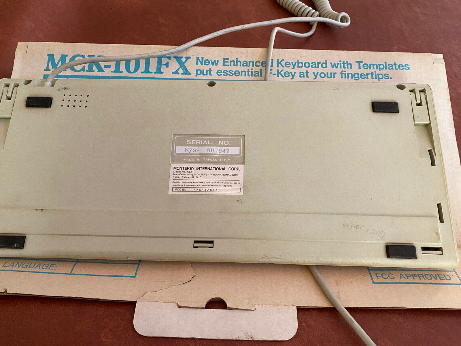 box is not for this keyboard