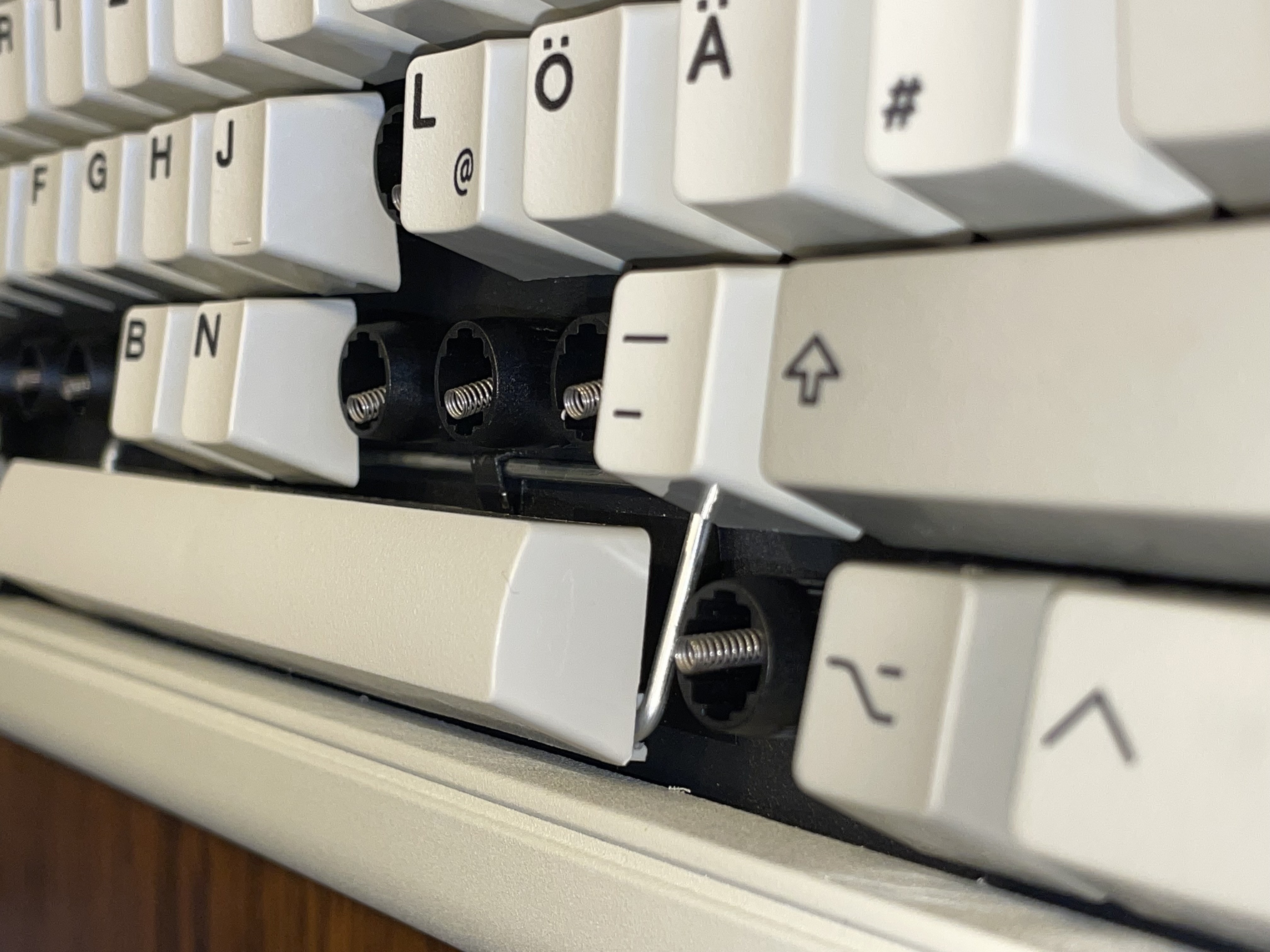 right tab- bent forward