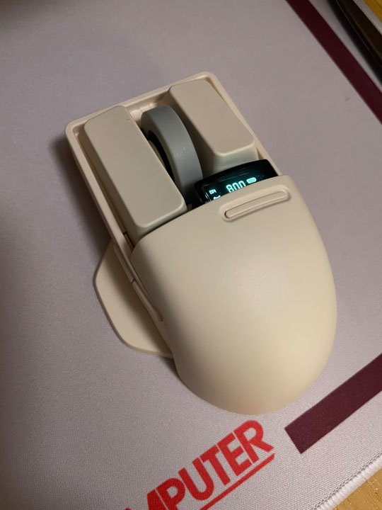 Original button fitted (works fine)