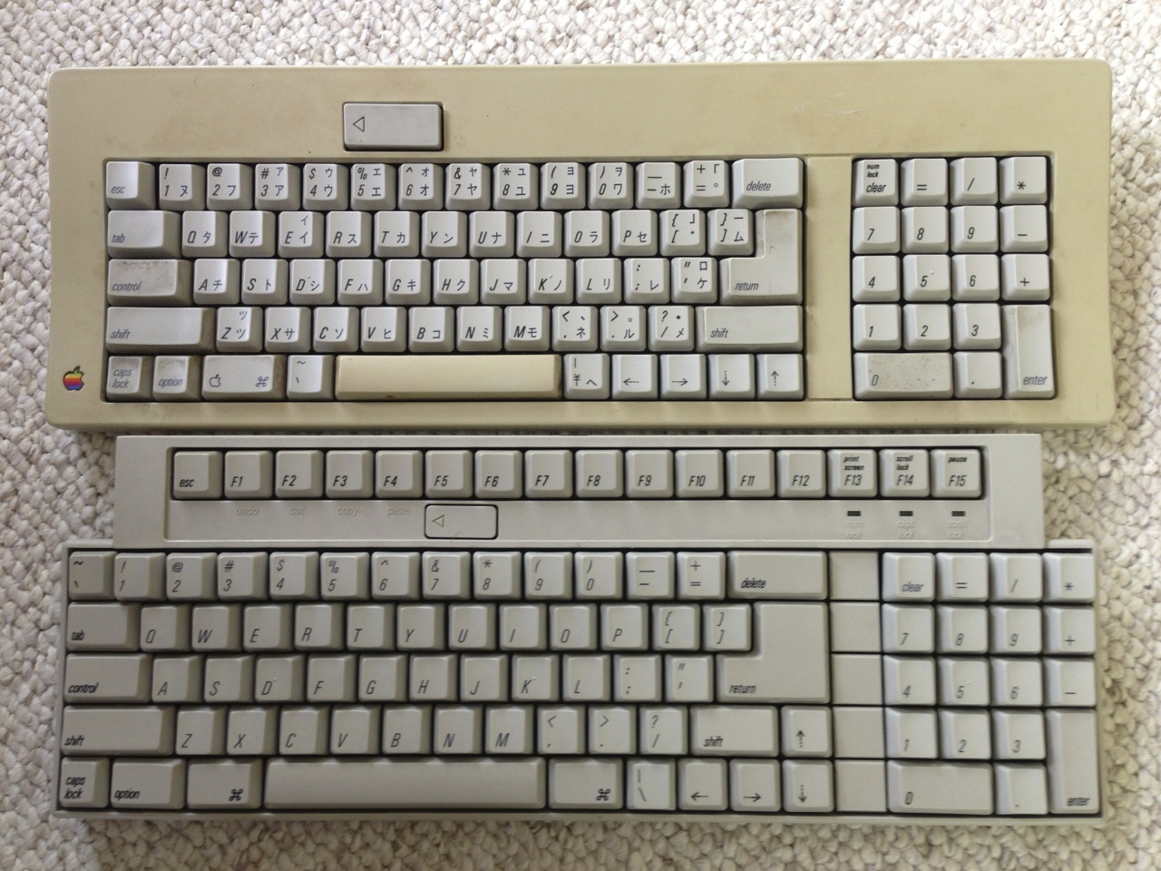 M0116 and Elecom keys swapped